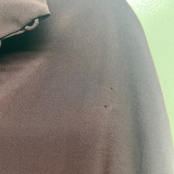 Uniqlo 3/4 Sleeve High Neck Purple Top Women's Size Small Office Casual Flawed - Picture 9 of 10